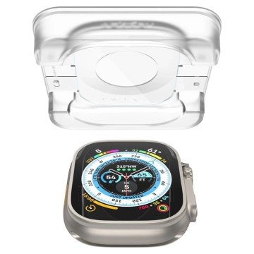 Szkło hartowane spigen glas.tr ”ez fit” 2-pack apple watch ultra (49 mm) clear