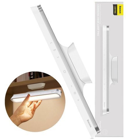 Baseus Magnetyczna Lampa LED do kuchni pokoju pod szafkę Biała