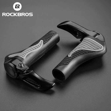 Rockbros BT1007B Fahrradhalter-Set mit Hupen – Schwarz