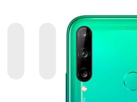 Gehärtetes Glas x2 Alogie auf der hinteren Linse für Huawei P40 Lite E