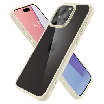 Spigen Ultra Hybrid-Hülle für iPhone 15 Pro Max – Beige