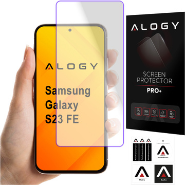 Szkło hartowane 9H do Samsung Galaxy S23 FE na ekran telefonu Alogy Screen Protector PRO+
