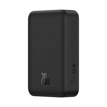 Powerbank Baseus Magnetic Mini 20000 mAh 20W Czarny + Kabel USB-C
