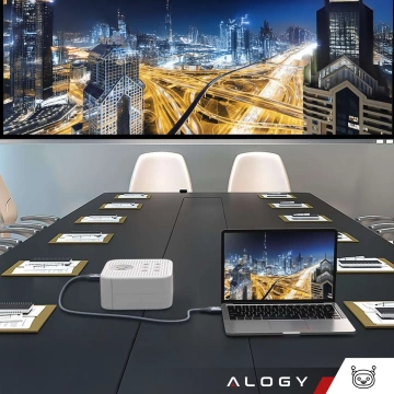 Kabel HDMI 2.1 Alogy 5m 4K 8K PREMIUM MIEDŹ ULTRA High Speed 60Hz 48GBps Czarny
