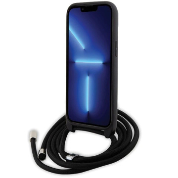 Etui Karl Lagerfeld KLHCP15SSAKCPSK für iPhone 15 6,1" Hardcase Czarny/Black Crossbody Saffiano Metal Pin Karl