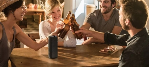 Tronsmart Element T6 Plus 40 W tragbarer drahtloser Bluetooth 5.0-Lautsprecher (367785)
