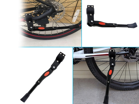 Fahrradständer, Seitenständer, verstellbarer Ständer RockBros 2011-7ABK Schwarz