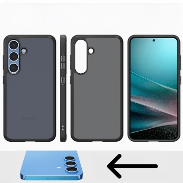 Etui na telefon do Samsung Galaxy S25 Spigen Ultra Hybrid Obudowa Case Frost Black