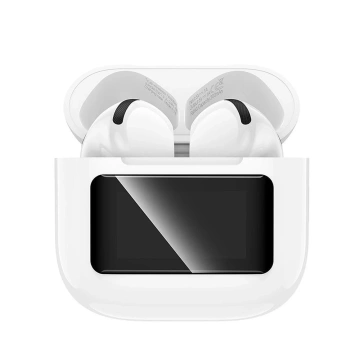 Słuchawki Hoco EW73 TWS Białe Bluetooth 5.4 z Ekranem Dotykowym