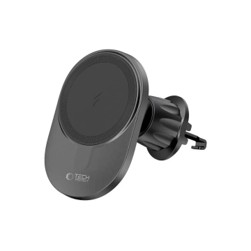Uchwyt samochodowy indukcyjny magnetyczny MM15W-V1 Magnetic MagSafe Vent Car Mount Wireless Charger 15W do kratki Czarny