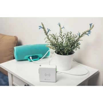 Ładowarka podróżna Forcell 4w1 8000mAh QC3.0 USB-C Powerbank Indukcja