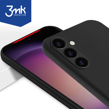 Hülle für Samsung Galaxy S24 Plus 3mk Matt Case Gehäusedeckel Mattschwarze Rückseite