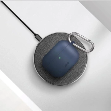 UNIQ Hülle Vencer AirPods Pro Silikon grau / anthrazit dunkelgrau