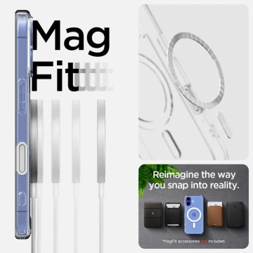 Etui Spigen Ultra Hybrid „T” Mag MagSafe do iPhone 16 White