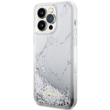 Etui Guess GUHCP14XLCSGSGH do iPhone 14 Pro Max 6.7" hardcase Liquid Glitter Marble