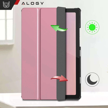 Hülle für Samsung Galaxy Tab A9 2023 11" (X210/X215/X216) Alogy Book Cover Case Schutzhülle Pink