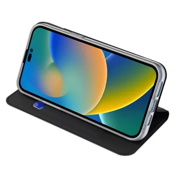 Dux Ducis Skin Pro Holster Flip Cover für iPhone 14 Pro Max schwarz