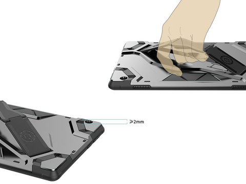 Alogy Armor Case für Lenovo Tab M10 10.1 TB-X605F / L Silber