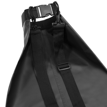 Worek wodoszczelny wodoodporny 20L Pokrowiec Torba na kajak żagle PVC do sportu Czarny