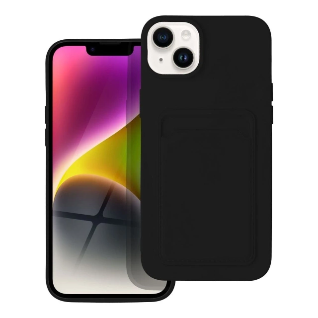 KARTENHÜLLE für IPHONE 14 PLUS schwarz