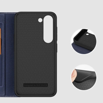 Etui ochronne Dux Ducis Skin X2 do Samsung Galaxy S23+ pokrowiec z klapką portfel podstawka niebieskie