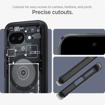 Etui do Google Pixel 9a Spigen Ultra Hybrid MagSafe Zero One Black