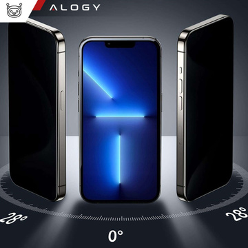 Sichtschutzglas für iPhone 13/13 Pro Anti-Spy Private Anti-Spy gehärteter, mattierter Displayschutz