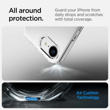 Etui do iPhone 16e Spigen Ultra Hybrid Crystal Clear