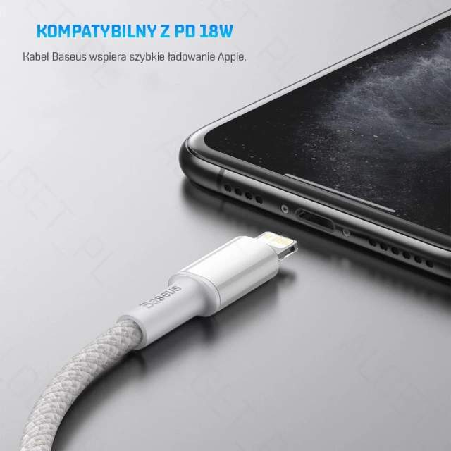 BASEUS Kabel USB-C für Lightning PD 20W 1m Niebieski