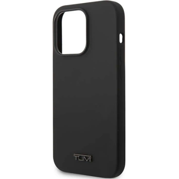 Tumi Liquid Silicone Hardcase für iPhone 14 Pro Max schwarz/schwarz