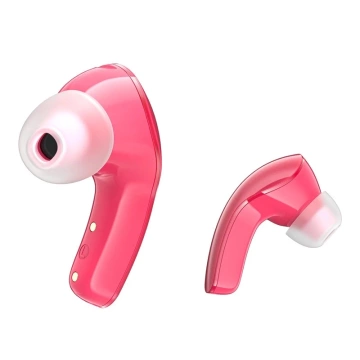 Słuchawki Acefast T9 Bluetooth 5.3 LED IPX4 – Douszne, Czerwone