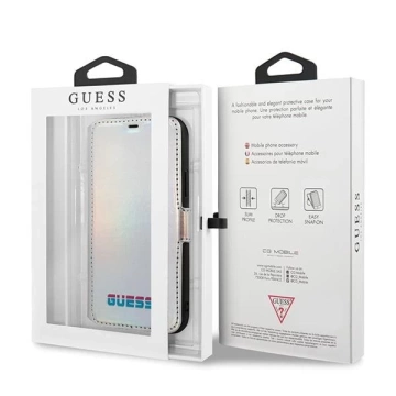 Guess GUFLBKN58BLD iPhone 11 Pro srebrny/silver book Iridescent