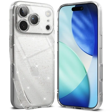 Etui Ochronne do iPhone 17 Pro Max Ringke Air Glitter Clear