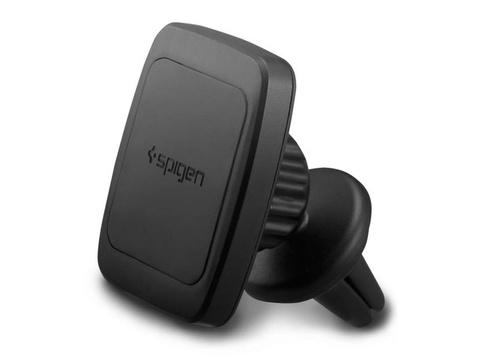 Uchwyt samochodowy Spigen Kuel H12 magnetyczny na kratkę black