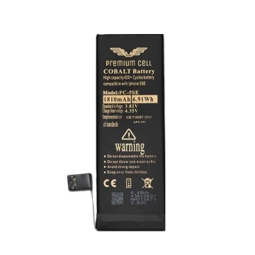 Bateria Premium Cell Cobalt iPhone 5SE SE2016 1810mAh 600 Zyklen