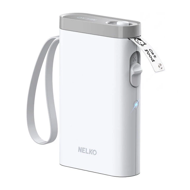 Nelko P21 Bluetooth USB-C Thermo-Etikettendrucker Weiß