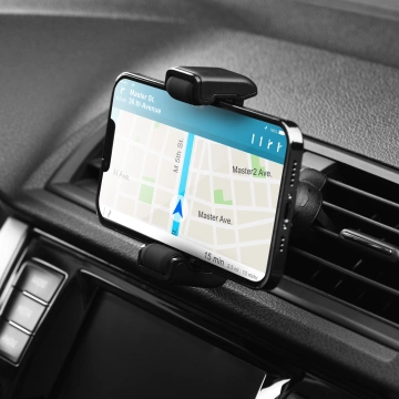 FORCELL F-GRIP Carbon H-CF509 Autohalterung für Kühlergrill, Schwarz