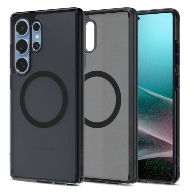 Etui für Samsung Galaxy S25 Ultra Frost Black Spigen Ultra Hybrid Mag MagSafe