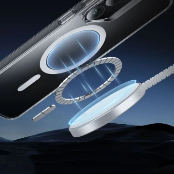 Etui do Samsung Galaxy S25+ Plus Clear ESR Classic Hybrid HaloLock MagSafe