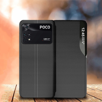Etui Alogy Smart View Cover z klapką portfel skórzane do Xiaomi Poco X4 Pro 5G