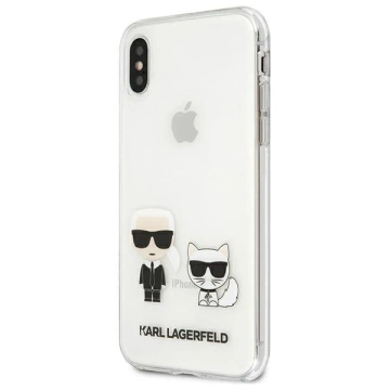 Etui Karl Lagerfeld KLHCI65CKTR do iPhone Xs Max hardcase Karl & Choupette