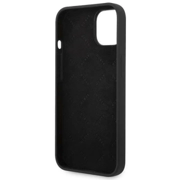 Etui Guess GUHCP14MSLSMK für Apple iPhone 14 Plus 6,7" Czarny/Black Hard Case Silikon Vintage Gold Logo