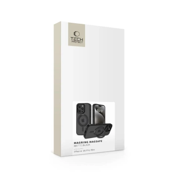 Etui do iPhone Magring MagSafe iPhone 16 Pro Max Case Cover matowe obudowa aluminiowa na telefon Matte Black