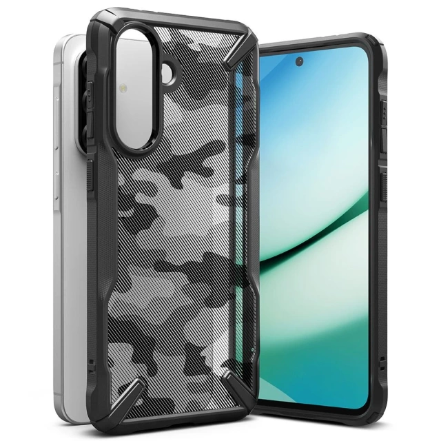 Galaxy A36 / A56 5G Ringke Fusion X Camo Schwarze Schutzhülle