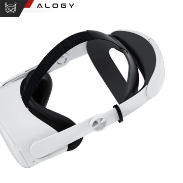Regulowana Opaska Pasek wymienny do Meta Quest 2 Alogy Elite Strap Biały