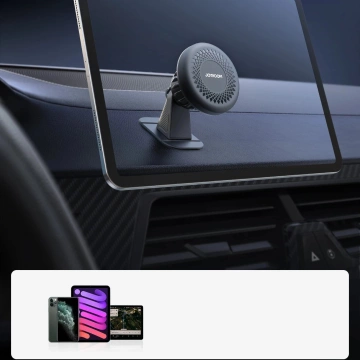 Joyroom JR-ZS356 magnetyczny uchwyt na deskę rozdzielczą 360° – ciemnoszary