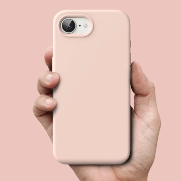 Etui Ringke Silicone Magnetic MagSafe do iPhone 16e Pink Sand