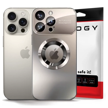 Etui do Apple iPhone 16 Pro Max obudowa Alogy MagSafe LuxeShield™ Case z ochroną obiektywów do MagSafe Titanium + Szkło hartowane