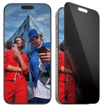 Gehärtetes Glas für iPhone 16 Pro Max PanzerGlass Privacy Displayschutz Ultra-Wide Fit