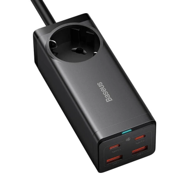 Wandladegerät / Steckdosenleiste Baseus GaN3 Pro 2x USB 2xUSB-C AC, 100W (schwarz)